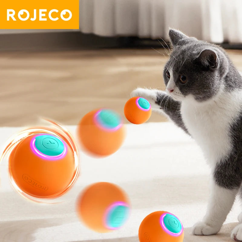 Smart Interactive Cat Bouncing Ball